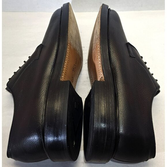 Allen Edmonds Men\'s Leeds Dark Brown Pebbled  Oxfords Dress Shoes Size 5.5E main image 9